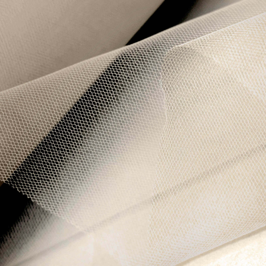 12"x100 Yards Taupe Tulle Fabric Bolt, Sheer Fabric Spool Roll For Crafts - Bell Racket Store