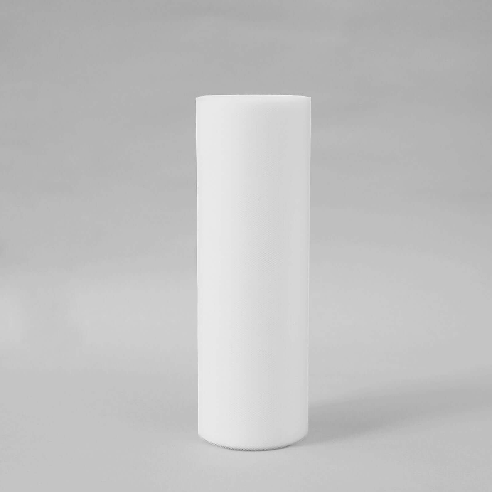 12"x100 Yards White Tulle Fabric Bolt, Sheer Fabric Spool Roll For Crafts - NestOCart
