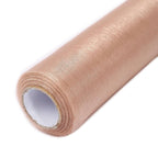 12"x10yd Nude Sheer Chiffon Fabric Bolt, DIY Voile Drapery Fabric - Bell Racket Store