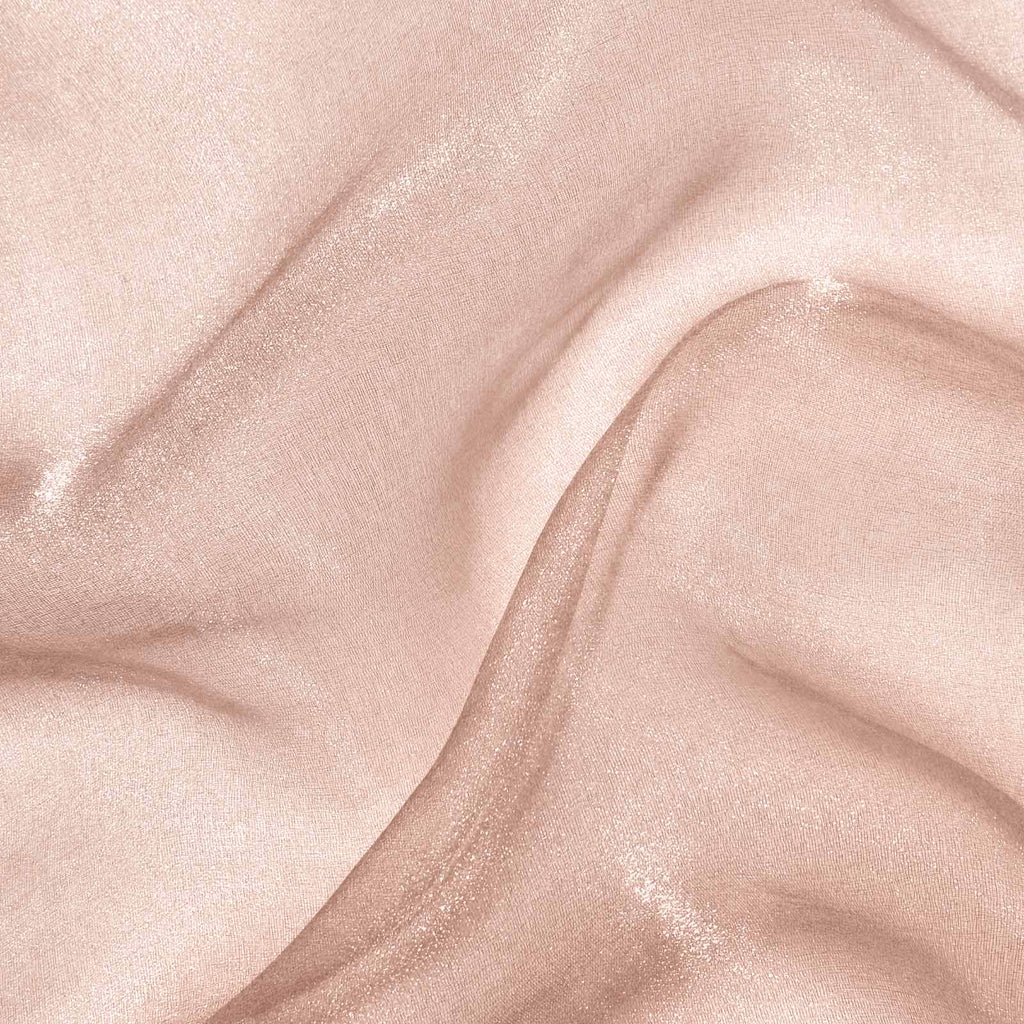 12"x10yd Nude Sheer Chiffon Fabric Bolt, DIY Voile Drapery Fabric - Bell Racket Store