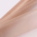 12"x10yd Nude Sheer Chiffon Fabric Bolt, DIY Voile Drapery Fabric - Bell Racket Store