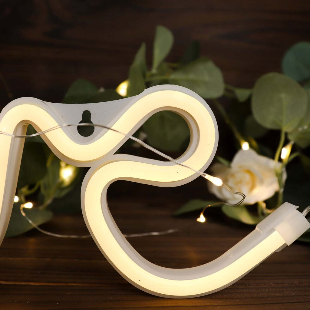 13" Love Neon Light Sign, LED Reusable Wall Decor Lights USB and Battery Operated - Bell Racket Store