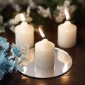 12-Pack Votive Candles Mini Design White - Multi-Purpose Candle Decor for Events 2"