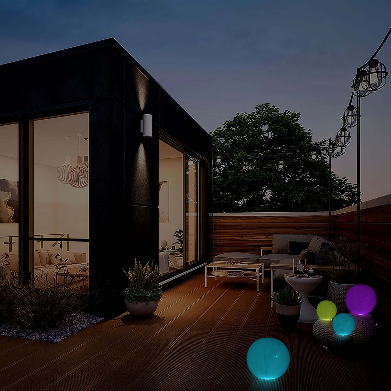 16" Floating Pool Light Up Glow Ball, Inflatable Outdoor Garden Lights With Remote - 13 RGB Colors and 3 Color Modes - Bell Racket Store