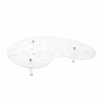 35-Slot Acrylic Ice Cream Cone Display Stand Mini Snow Cone Holder Tray Clear - Durable Party Serving Stand 16"