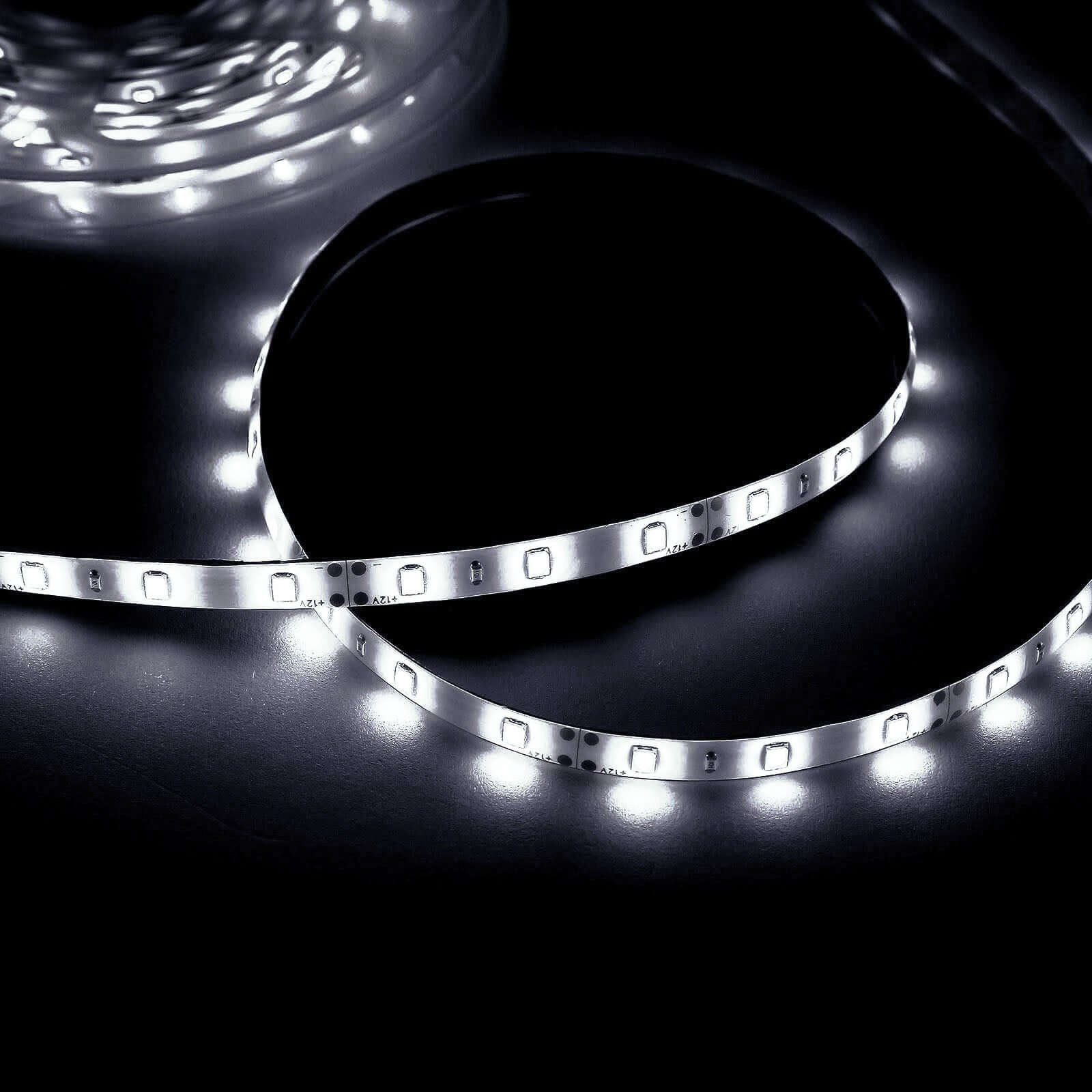 16ft Super Bright Cool White 300 LED Flexible Strip Lights With Adhesive - NestOCart