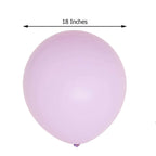 10 Pack 18" Matte Pastel Lavender Lilac Helium or Air Latex Party Balloons
