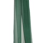 18ft Hunter Emerald Green Sheer Organza Wedding Arch Drapery Fabric, Window Scarf Valance - Bell Racket Store