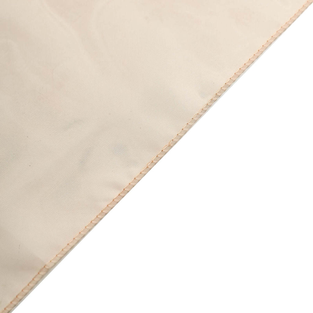 18ft Nude Sheer Organza Wedding Arch Drapery Fabric, Window Scarf Valance - Bell Racket Store