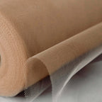 18"x100 Yards Natural Tulle Fabric Bolt, Sheer Fabric Spool Roll For Crafts - Bell Racket Store