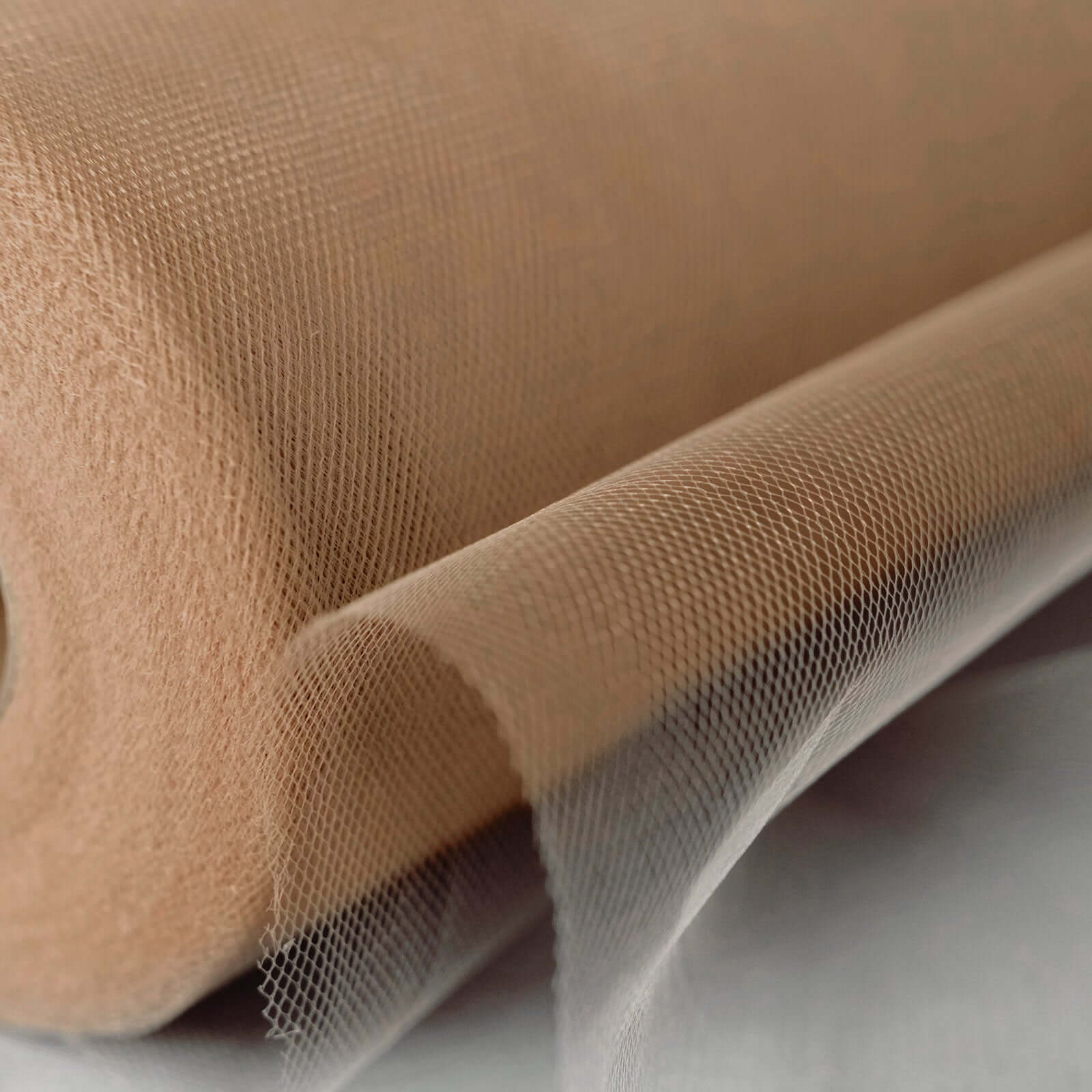 18"x100 Yards Natural Tulle Fabric Bolt, Sheer Fabric Spool Roll For Crafts - Bell Racket Store