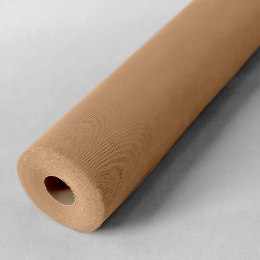 18"x100 Yards Natural Tulle Fabric Bolt, Sheer Fabric Spool Roll For Crafts - Bell Racket Store