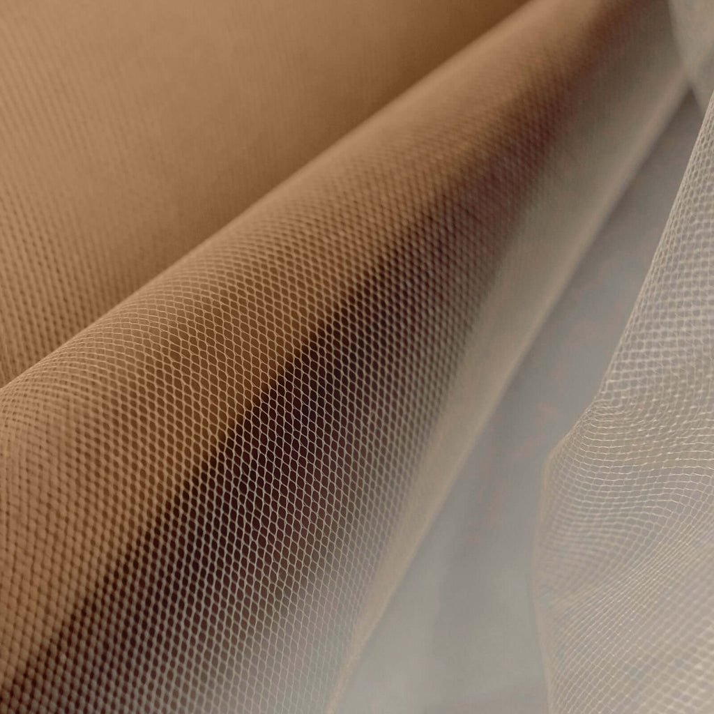18"x100 Yards Natural Tulle Fabric Bolt, Sheer Fabric Spool Roll For Crafts - Bell Racket Store