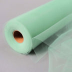 18"x100 Yards Sage Green Tulle Fabric Bolt, Sheer Fabric Spool Roll For Crafts - Bell Racket Store