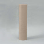 18"x100 Yards Taupe Tulle Fabric Bolt, Sheer Fabric Spool Roll For Crafts - Bell Racket Store