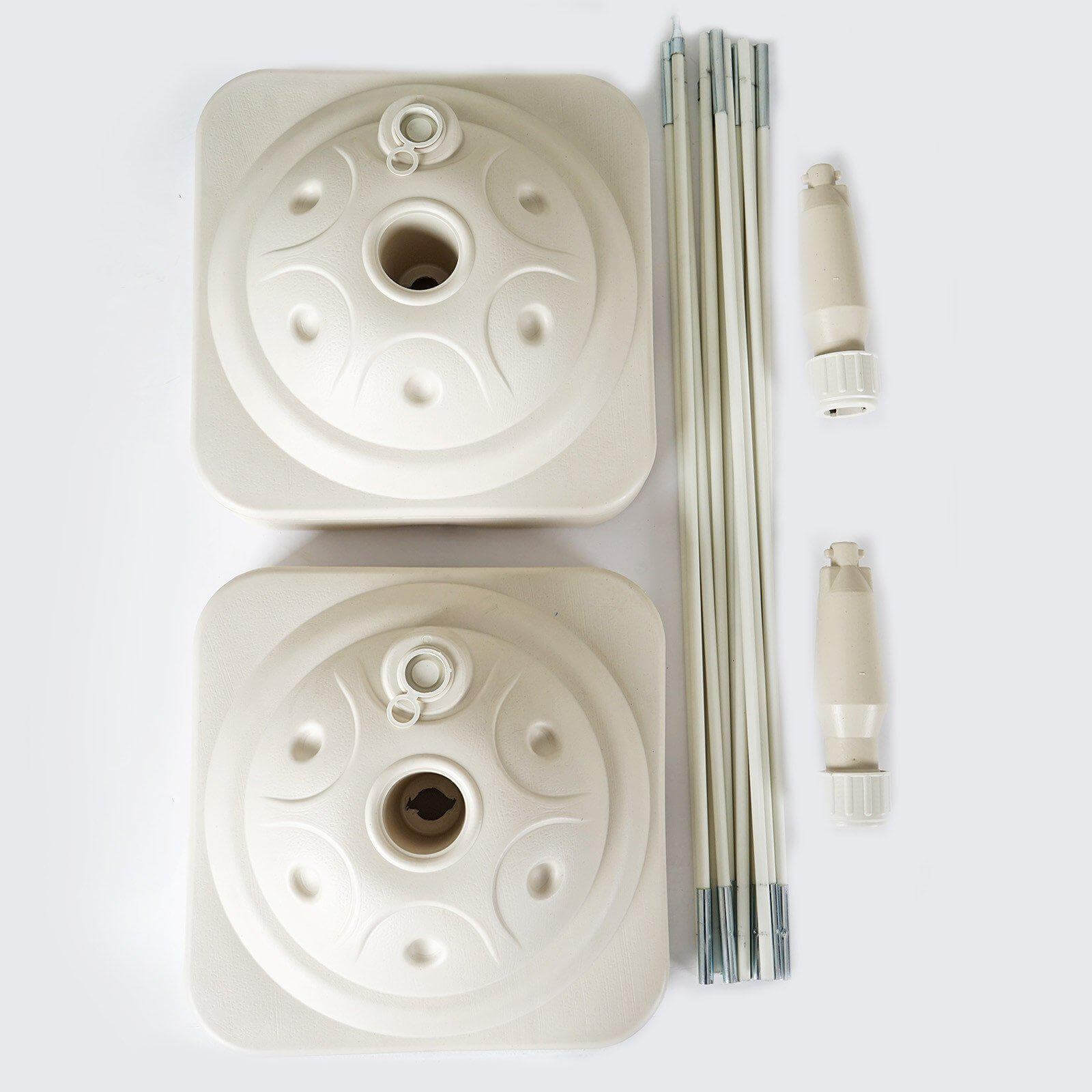 19ft Heavy Duty DIY Balloon Arch Stand Kit, Holds Up To 400 Balloons - NestOCart