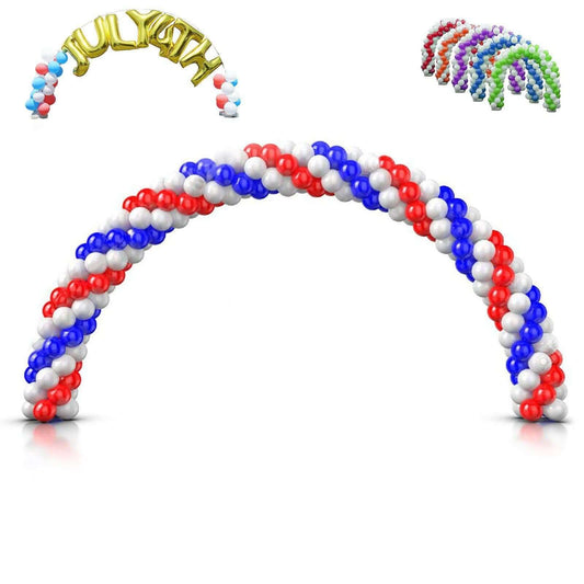 19ft Heavy Duty DIY Balloon Arch Stand Kit, Holds Up To 400 Balloons - NestOCart