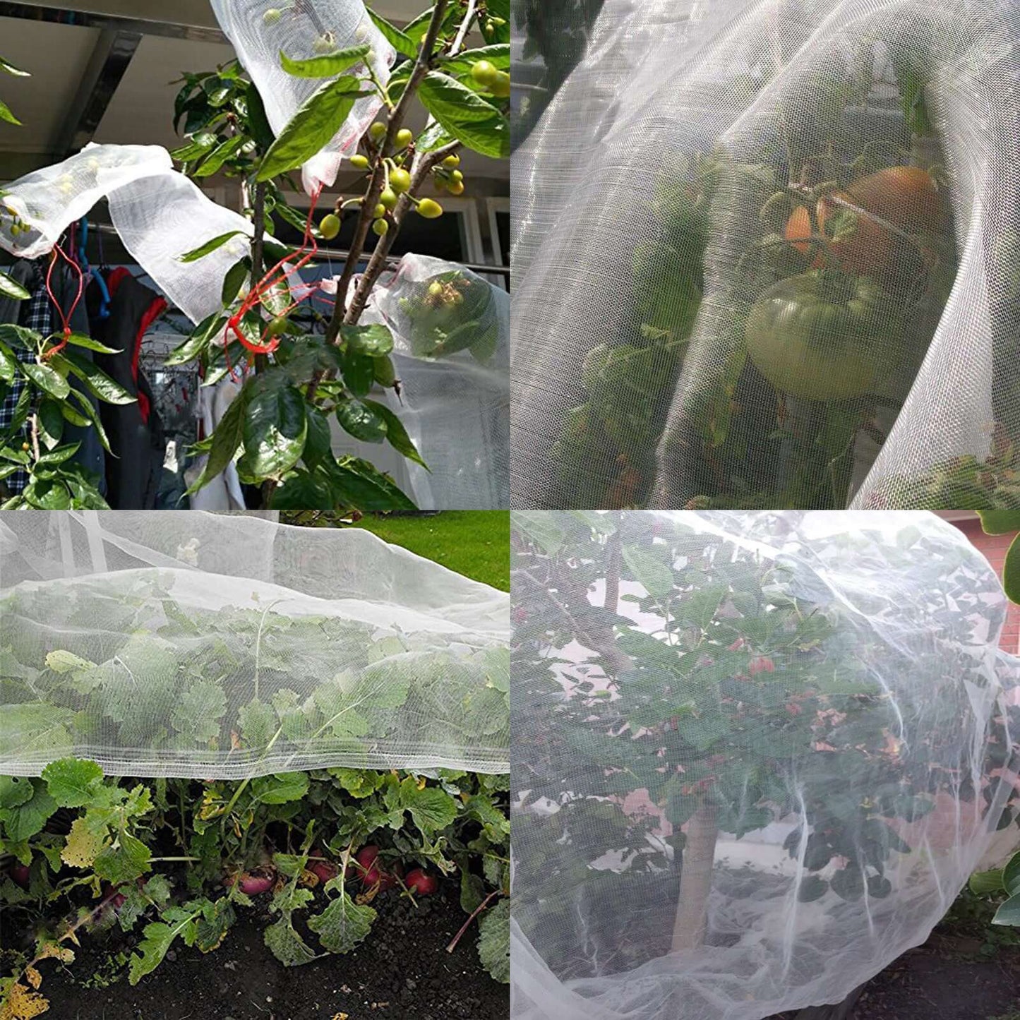 19"x10 Yards Fuchsia Polyester Hex Deco Mesh Netting Fabric Roll - NestOCart