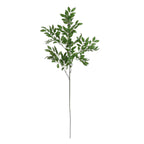 2 Bushes 42" Tall Light Green Artificial Silk Beech Leaf Branches, Faux Plant Stem Vase Fillers - Bell Racket Store