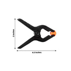 6 Pack 4.5" Industrial Photography Backdrop Clamps, Curtain Clips