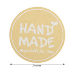 500Pcs 1.5" Handmade Especially For You Stickers Roll, Cookie and Bakery Box Labels - Round