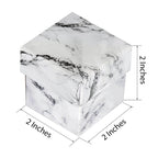 50 Pack 2" Marble Print Party Favor Candy Gift Boxes With Lid - Clearance SALE