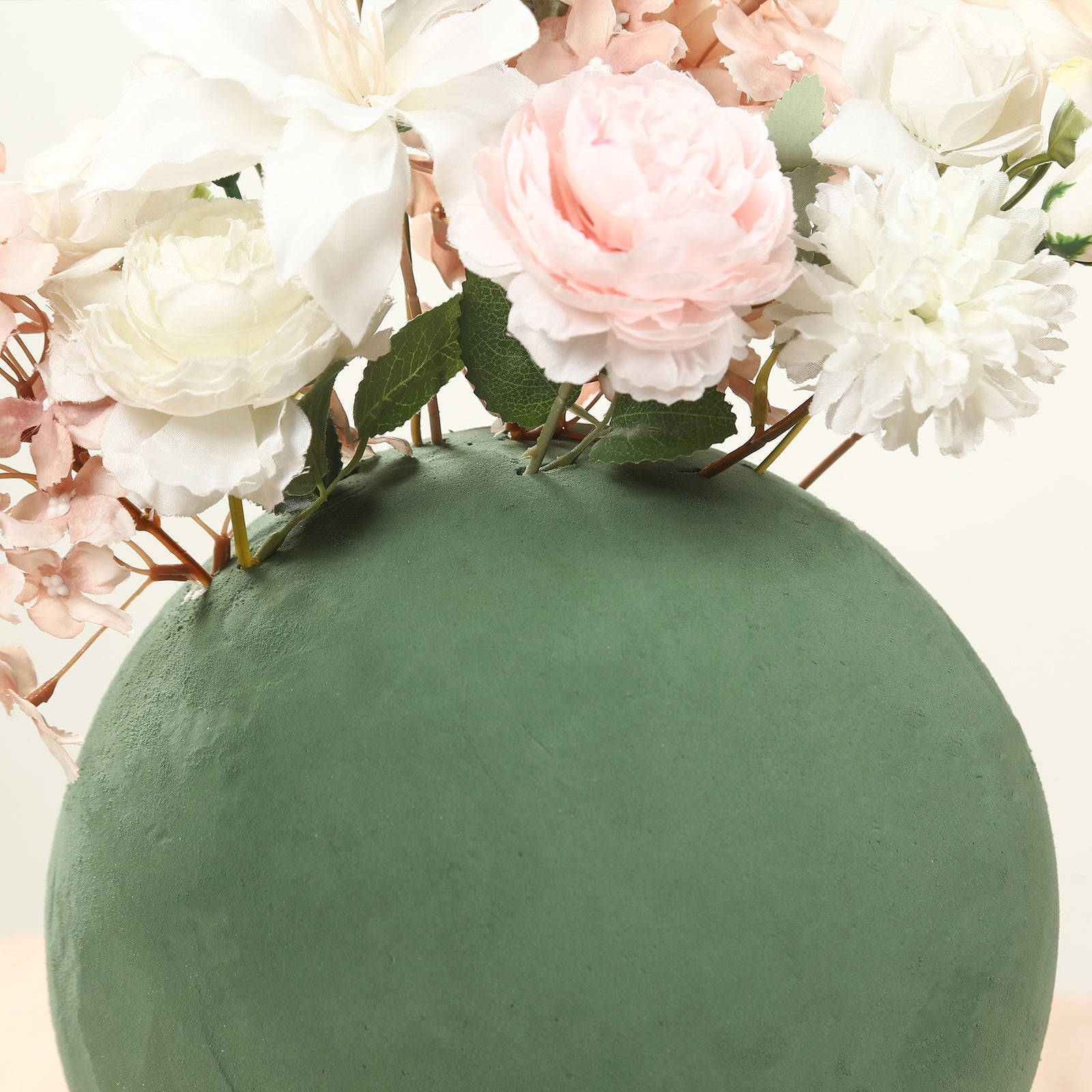 2 - Pack 10" Green DIY Flower Arrangements Craft Foam Ball, Smooth Floral Foam Ball - Bell Racket Store