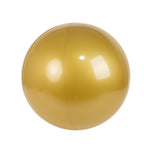 2 Pack 20" Inflatable Gold Decorative Balls - Round Vinyl Pool and Party Balls, Lightweight & Fun - Bell Racket Store