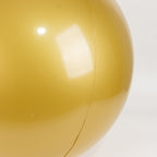 2 Pack 24" Inflatable Gold Decorative Balls - Round Vinyl Pool and Party Balls, Lightweight & Fun - Bell Racket Store
