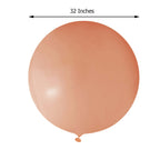 2 Pack 32" Large Matte Pastel Natural Helium or Air Latex Balloons - Bell Racket Store