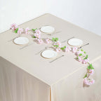 2 Pack 7ft Blush Artificial Cherry Blossom Flower Garland