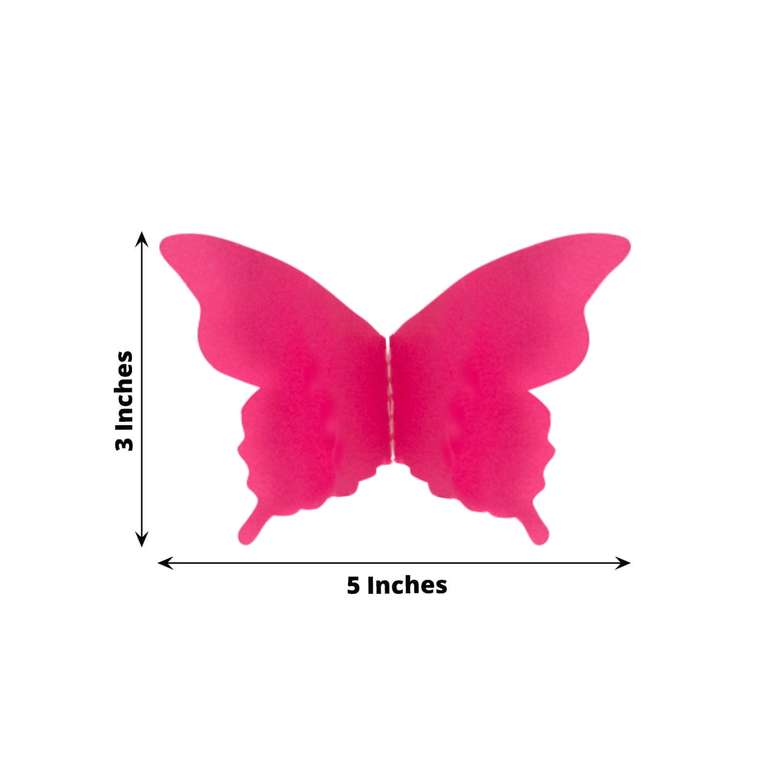 2 Pack 9ft Pink 3D Paper Butterfly Hanging Garland Streamers, Party String Banners - Bell Racket Store