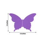 2 Pack 9ft Purple 3D Paper Butterfly Hanging Garland Streamers, Party String Banners - Bell Racket Store