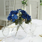 2 Pack Artificial Rose & Peony Floral Arrangements â€“ 12" Navy Blue Silk Bouquets for Weddings & Home DÃ©cor - Bell Racket Store