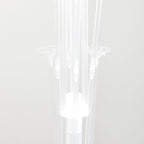 2 Pack Balloon Tower Kit for Floor Displays â€“ 4.5ft Sturdy Clear Balloon Column Stand with Water - Fillable Base - Bell Racket Store