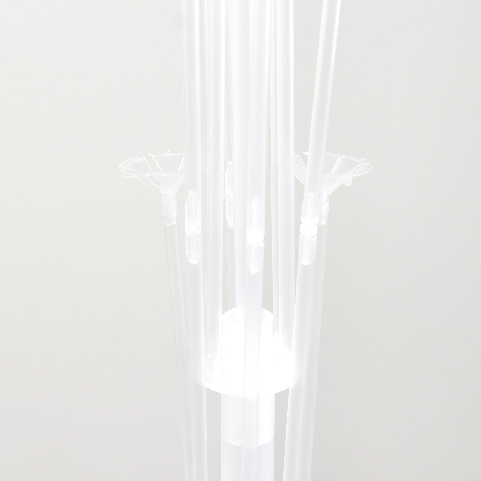 2 Pack Balloon Tower Kit for Floor Displays â€“ 4.5ft Sturdy Clear Balloon Column Stand with Water - Fillable Base - Bell Racket Store