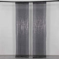 2 Pack Black Sequin Event Curtain Drapes with Rod Pockets, Seamless Backdrop Event Panels - 8ftx2ft - Bell Racket Store