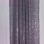 2 Pack Black Sequin Event Curtain Drapes with Rod Pockets, Seamless Backdrop Event Panels - 8ftx2ft - Bell Racket Store