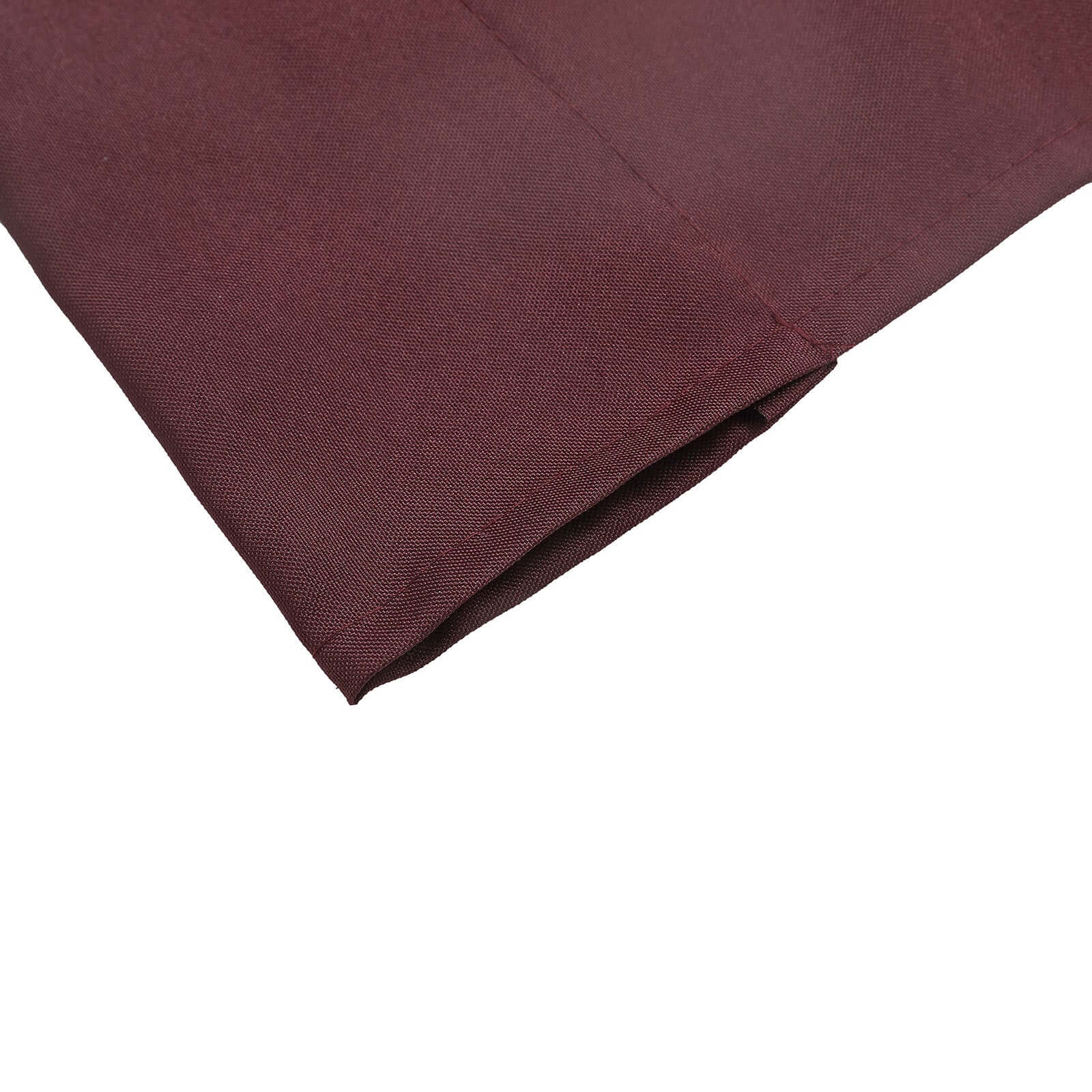 2 Pack Burgundy Polyester Event Curtain Drapes, 10ftx8ft Backdrop Event Panels With Rod Pockets 130 GSM - Bell Racket Store