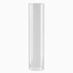 2 - Pack Clear Glass Candelabra Shades Open End Hurricane Design - Stylish Table Centerpiece 24" - Bell Racket Store