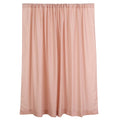 2 Pack Dusty Rose Polyester Event Curtain Drapes, 10ftx8ft Backdrop Event Panels With Rod Pockets 130 GSM - Bell Racket Store