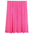 2 Pack Fuchsia Polyester Event Curtain Drapes, 10ftx8ft Backdrop Event Panels With Rod Pockets 130 GSM - Bell Racket Store