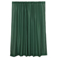 2 Pack Hunter Emerald Green Polyester Event Curtain Drapes, 10ftx8ft Backdrop Event Panels With Rod Pockets 130 GSM - Bell Racket Store