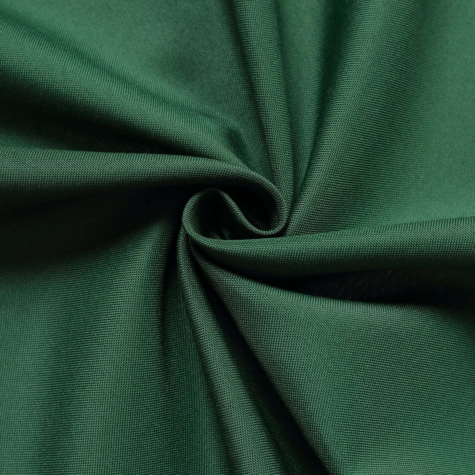2 Pack Hunter Emerald Green Polyester Event Curtain Drapes, 10ftx8ft Backdrop Event Panels With Rod Pockets 130 GSM - Bell Racket Store