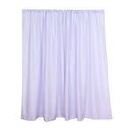 2 Pack Lavender Lilac Polyester Event Curtain Drapes, 10ftx8ft Backdrop Event Panels With Rod Pockets 130 GSM - Bell Racket Store