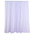 2 Pack Lavender Lilac Polyester Event Curtain Drapes, 10ftx8ft Backdrop Event Panels With Rod Pockets 130 GSM - Bell Racket Store