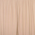 2 Pack Nude Scuba Polyester Event Curtain Drapes, Durable Flame Resistant Backdrop Event Panels Wrinkle Free with Rod Pockets - 10ftx10ft - Bell Racket Store