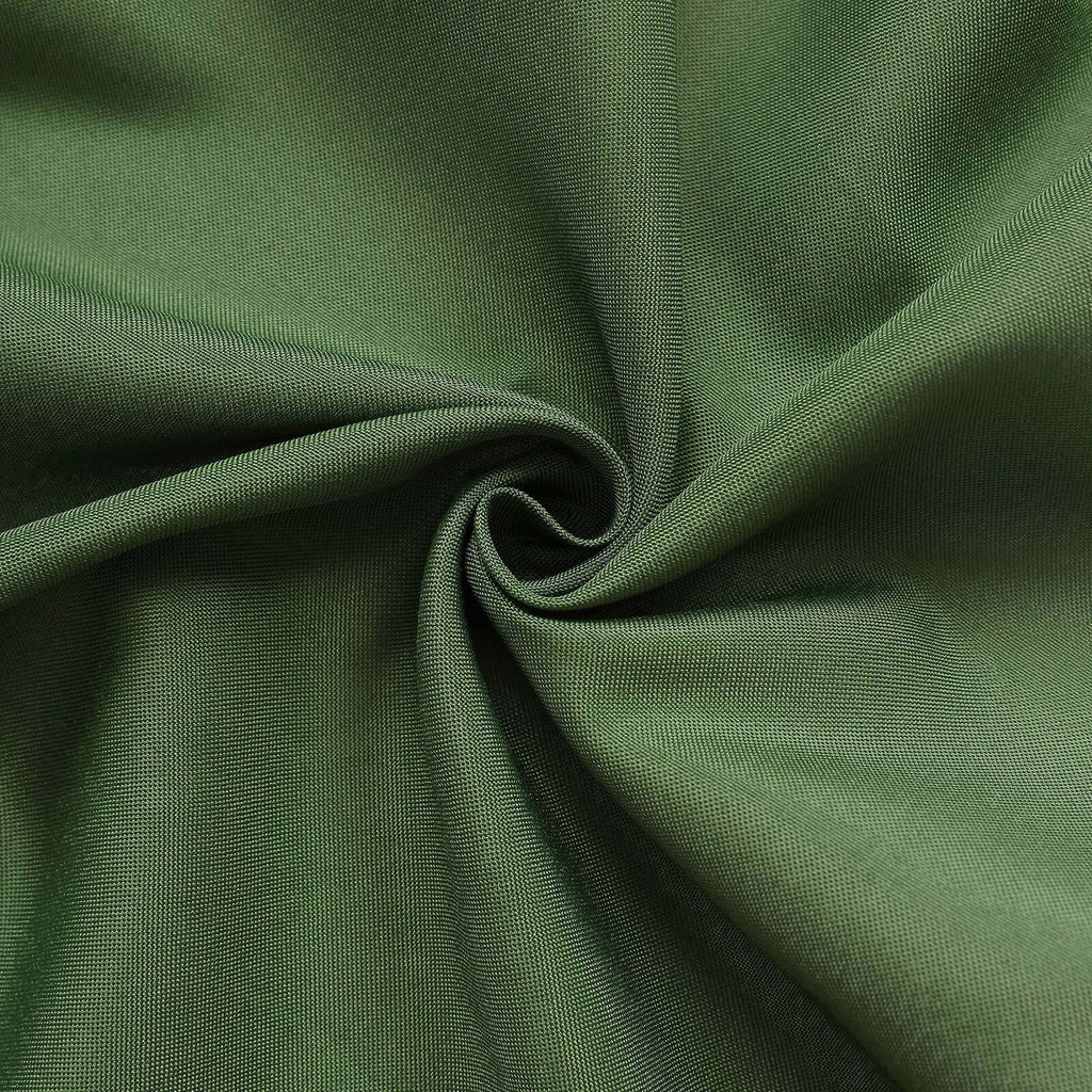 2 Pack Olive Green Polyester Event Curtain Drapes, 10ftx8ft Backdrop Event Panels With Rod Pockets 130 GSM - Bell Racket Store