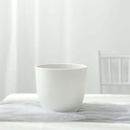 2 - Pack Planter Pots Indoor Macrame Holder Design White - Plastic Plant Pots 5.5" - Bell Racket Store