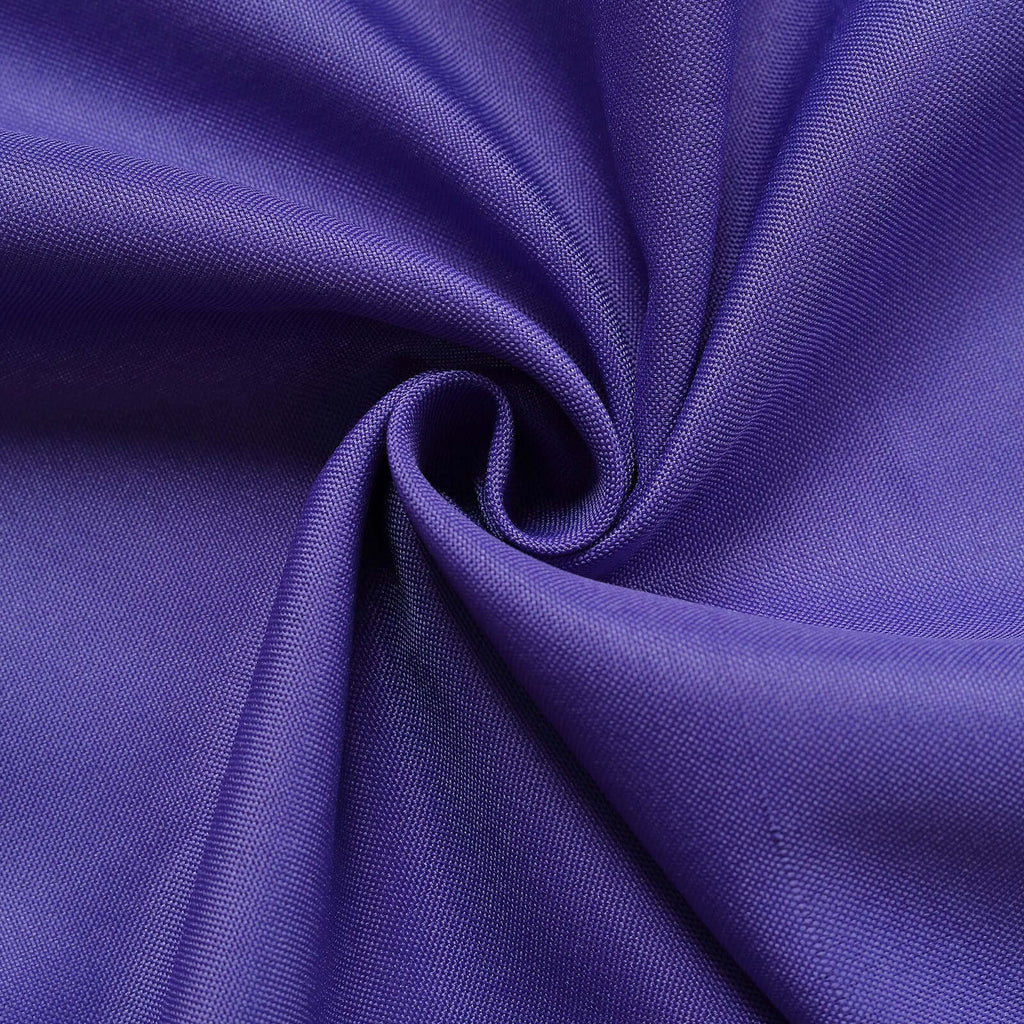 2 Pack Purple Polyester Event Curtain Drapes, 10ftx8ft Backdrop Event Panels With Rod Pockets 130 GSM - Bell Racket Store